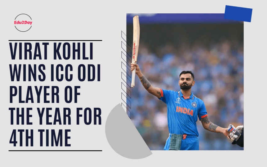 Virat Kohli Wins ICC ODI Player Of The Year For 4th Time