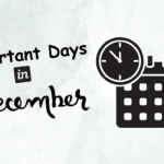 Important Days In December