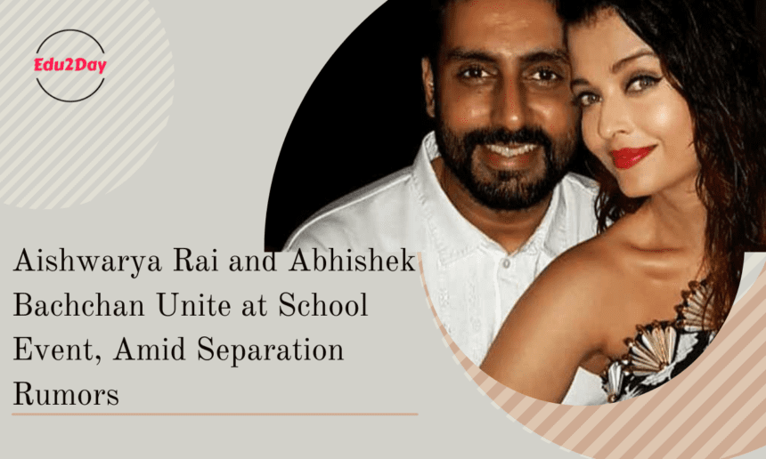 Aishwarya Rai And Abhishek Bachchan Unite At School Event