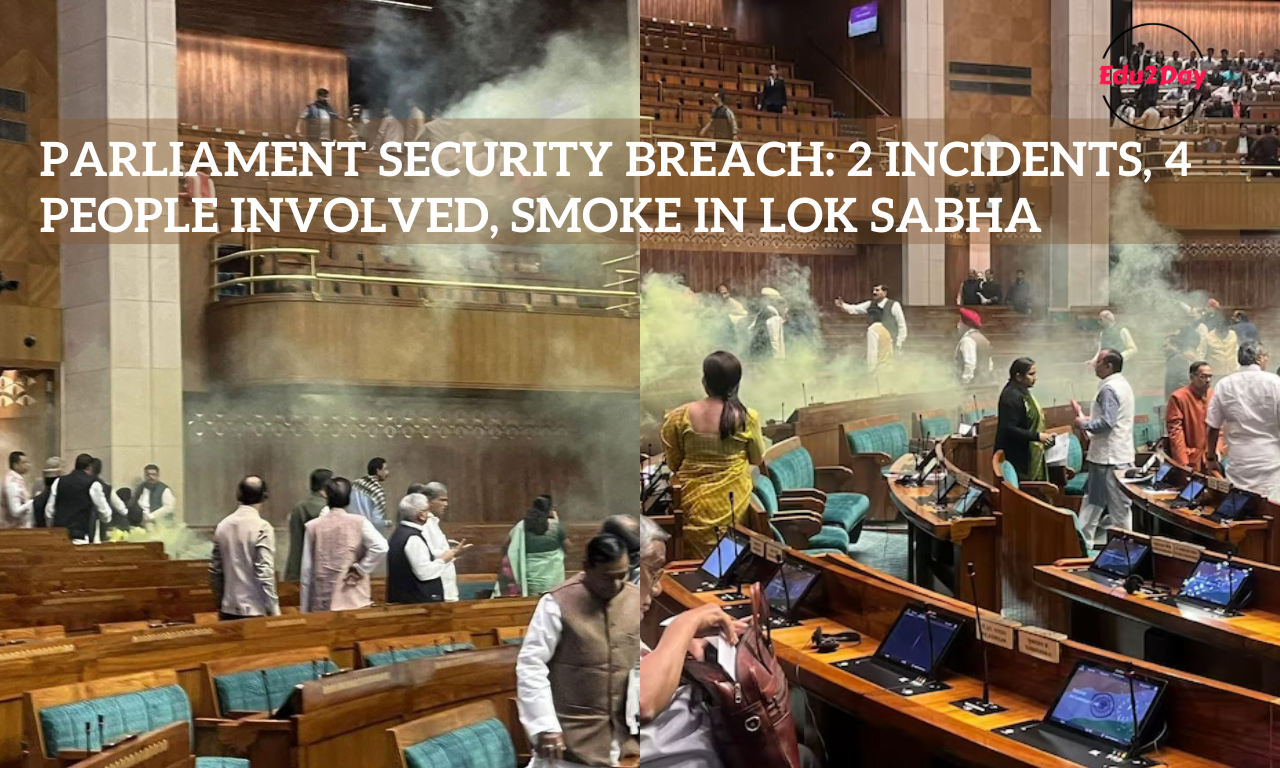 Parliament Security Breach: 2 Incidents, 4 People Involved, Smoke In ...