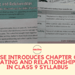 CBSE Introduces Chapter on Dating and Relationships in Class 9 Syllabus