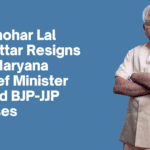 Manohar Lal Khattar Resigns as Haryana Chief Minister