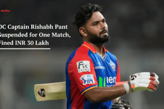 DC Captain Rishabh Pant Suspended for One Match, Fined INR 30 Lakh