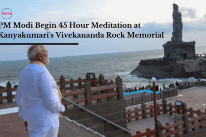 PM Modi Begin 45 Hour Meditation at Kanyakumari's Vivekananda Rock Memorial
