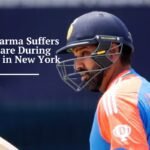 Rohit Sharma Suffers Injury Scare During Training in New York
