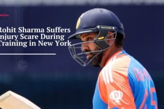 Rohit Sharma Suffers Injury Scare During Training in New York